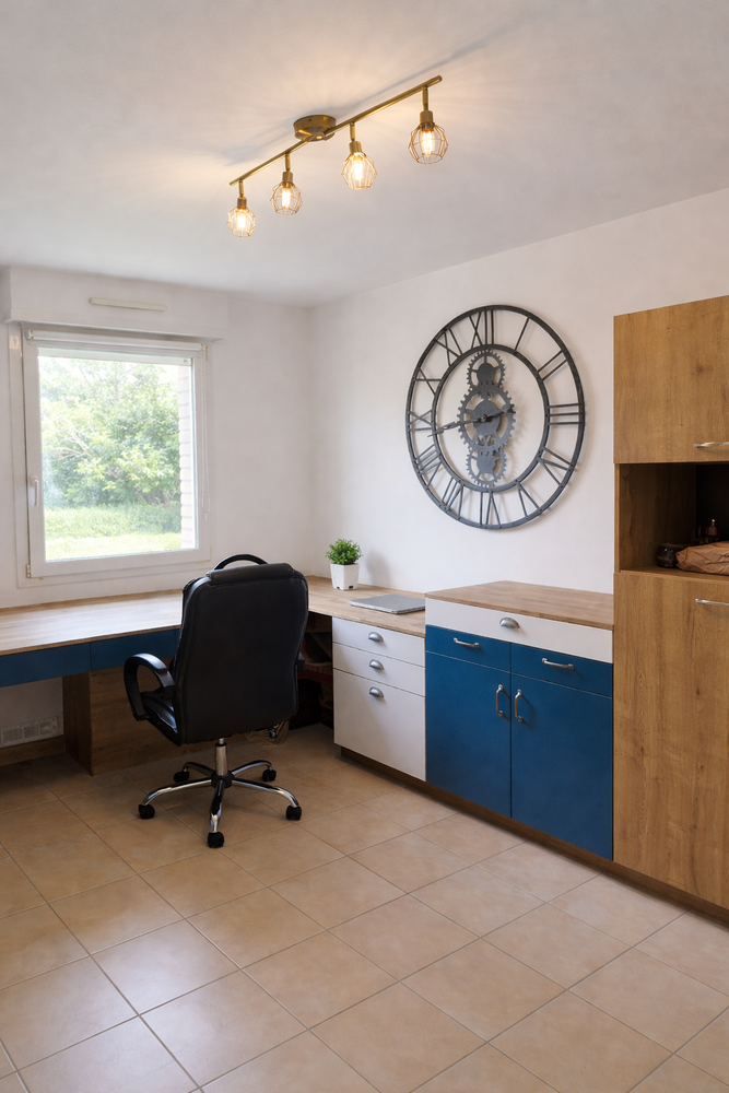 Bureau biblioth�que Schmidt ARCOS 250 cm ? Sur-mesure ? Exce 1790 Cantin (59)