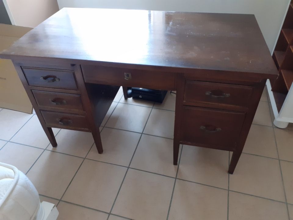 Bureau bois ancien 40 Saint-Julien-en-Born (40)