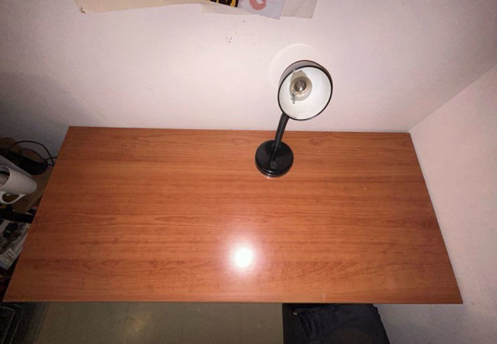 bureau en bois avec plateau en bois 80 Gennevilliers (92)