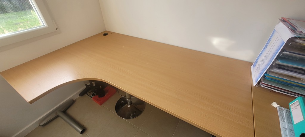 Bureau en Bois Clair Courb� 100 Saint-Maurice-de-Cazevieille (30)