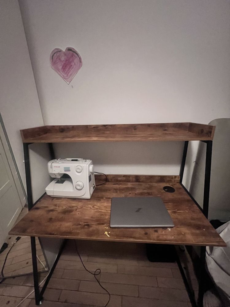 Bureau double �tag�re  et fauteuil � saisir 95 Paris 17 (75)