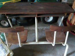 bureau d'�colier ancien 40 Cluny (71)