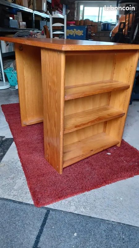 Bureau enfant en pin de tr�s bonne qualit� 45 Ga�l (35)