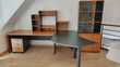 Bureau entreprise, bloc tiroir, étagère + meuble rangement 500 Laill (35)