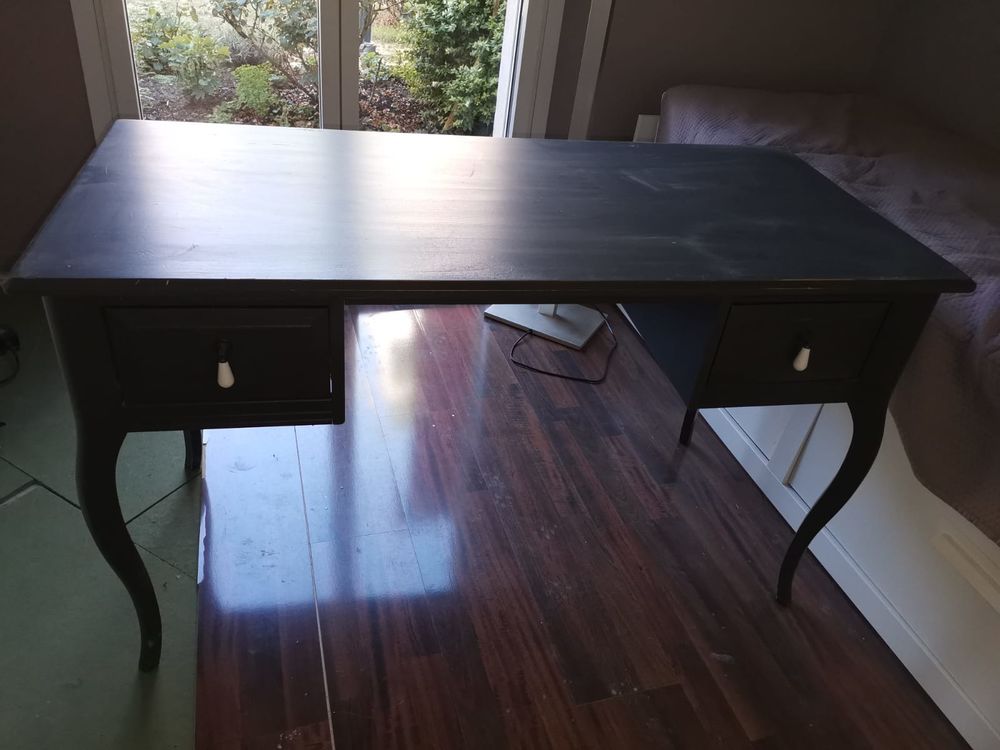 Bureau gris - 2 tiroirs 70 Saint-Thibault-des-Vignes (77)