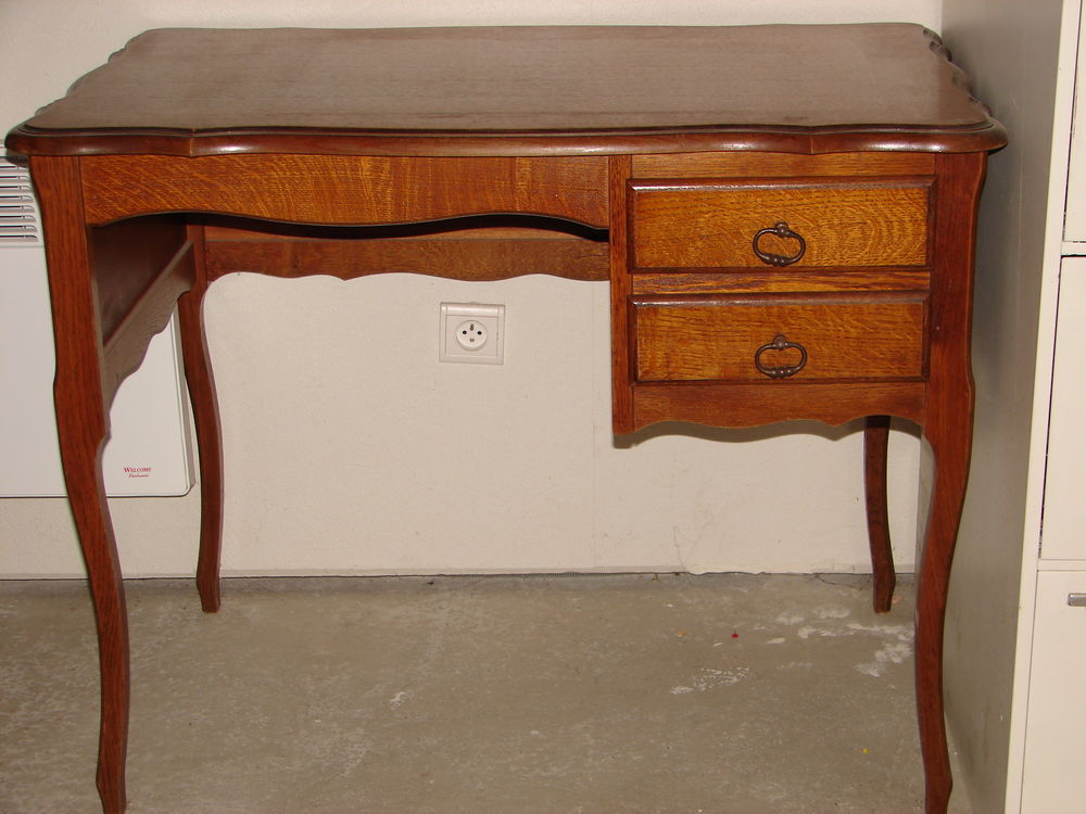 BUREAU en h�tre 2 tiroirs 50 Chauny (02)