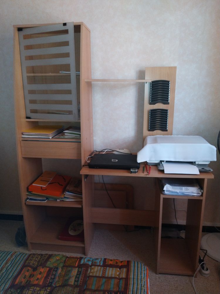 Bureau informatique avec rangement biblioth�que 40 Aix-en-Provence (13)