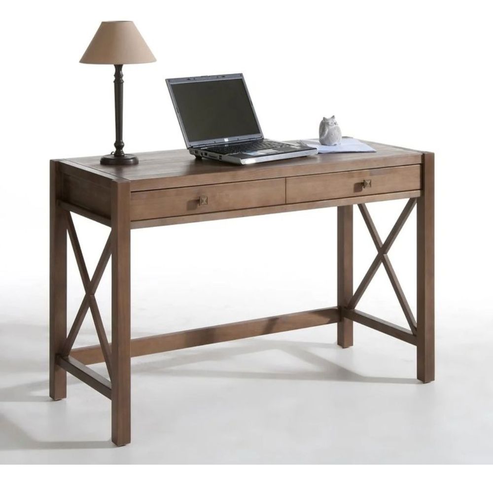 Bureau pin massif style colonial 70 Valenciennes (59)