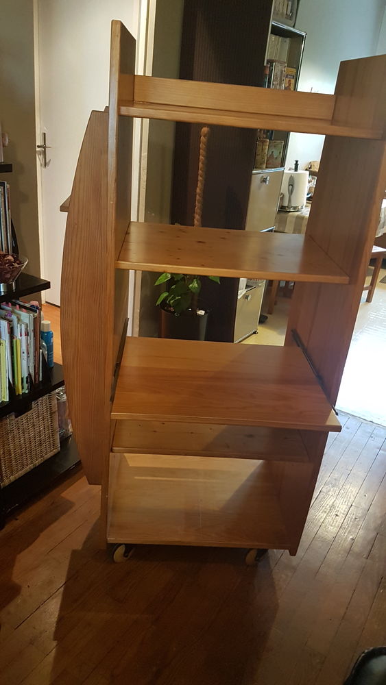 Bureau multim�dia en bois de pin massif avec tablette 300 Bourg-la-Reine (92)