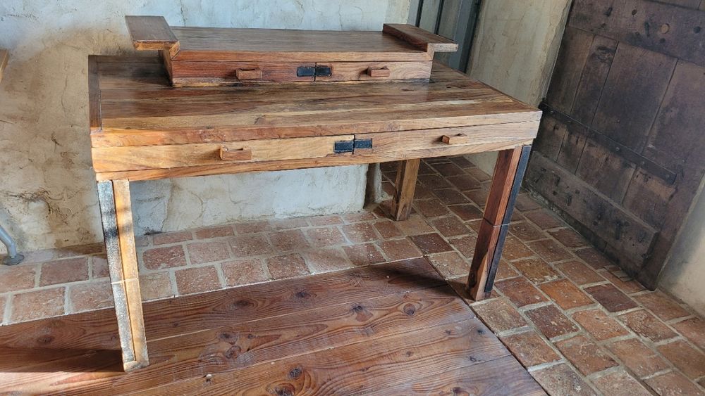 Bureau Secr�taire massif bois exotique 350 Pontign� (49)