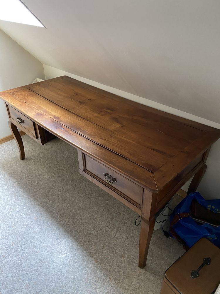 Bureau style  �m�decin/architecte�  merisier 400 La For�t-du-Parc (27)