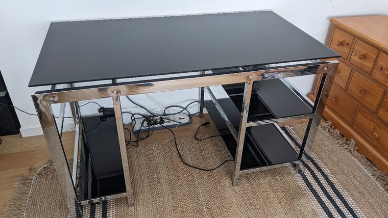 Bureau en verre noir 20 Beautiran (33)