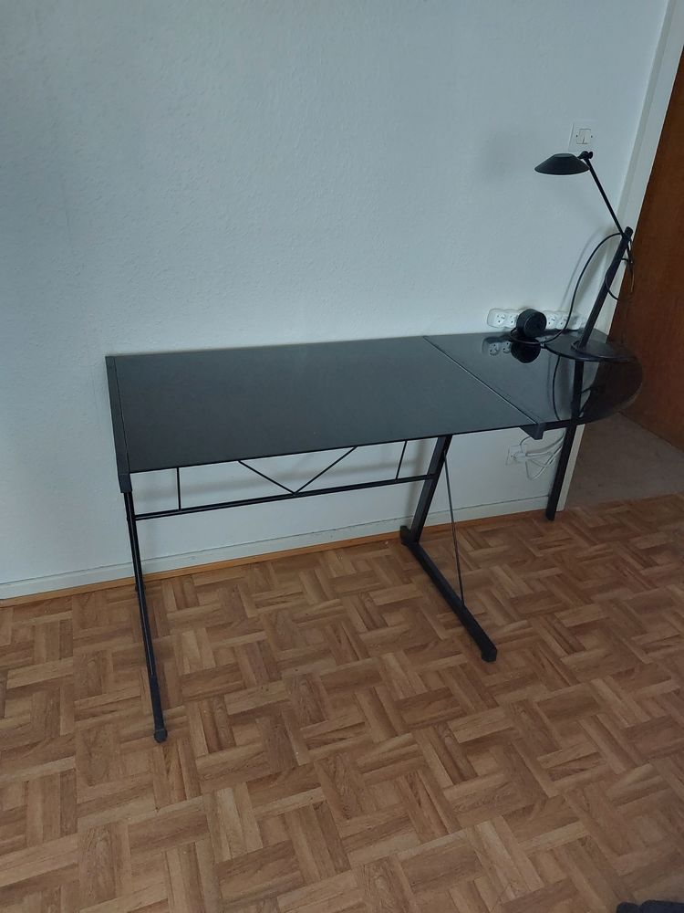 bureau vitre noir 1.50 m* 60cm 20 Strasbourg (67)