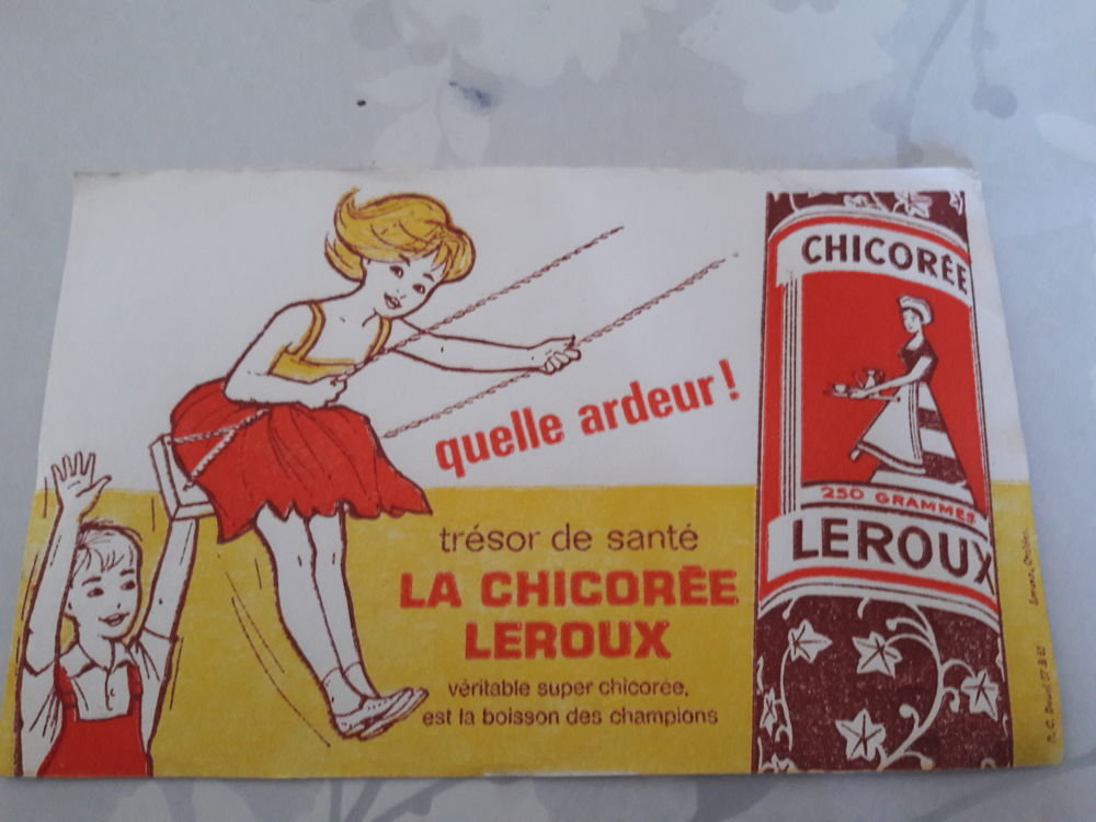 Buvard Chicor�e Leroux 2 Vend�me (41)