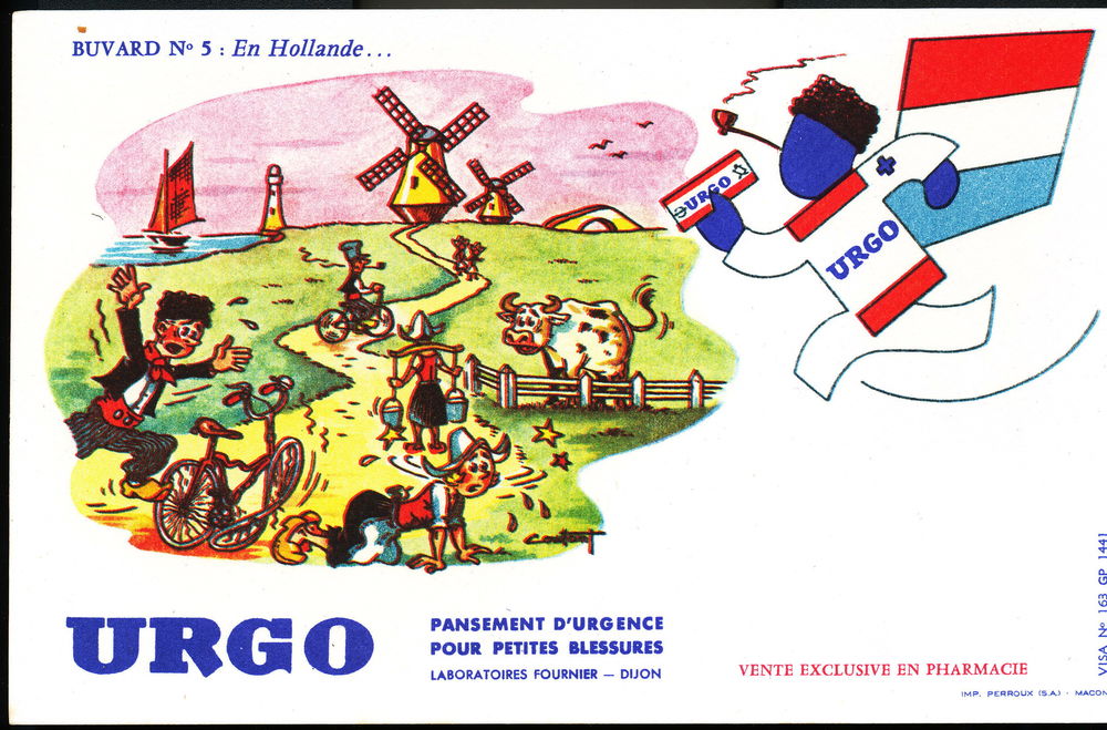 Buvards anciens URGO neufs identiques 1 Fleury-les-Aubrais (45)