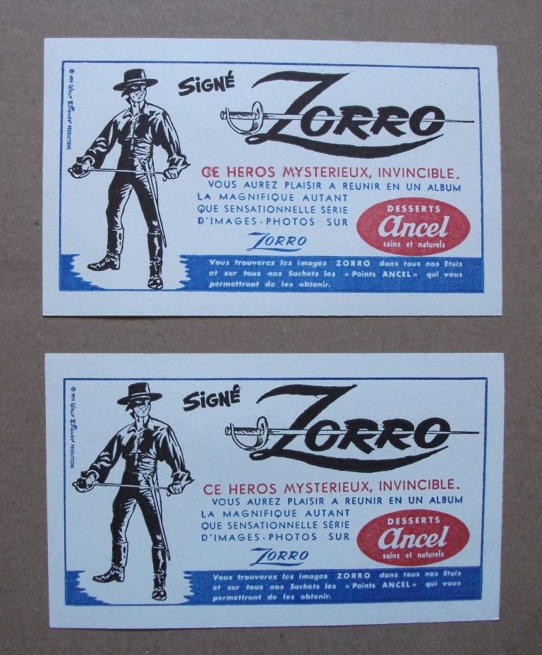 Lot 2 Buvards ZORRO # 1959  [Ancel] 5 Castelnaudary (11)