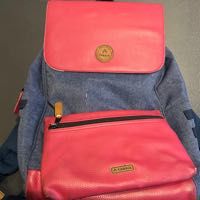 sac Cabaia adventurer en jeans fuchsia 75 Vitrolles (13)