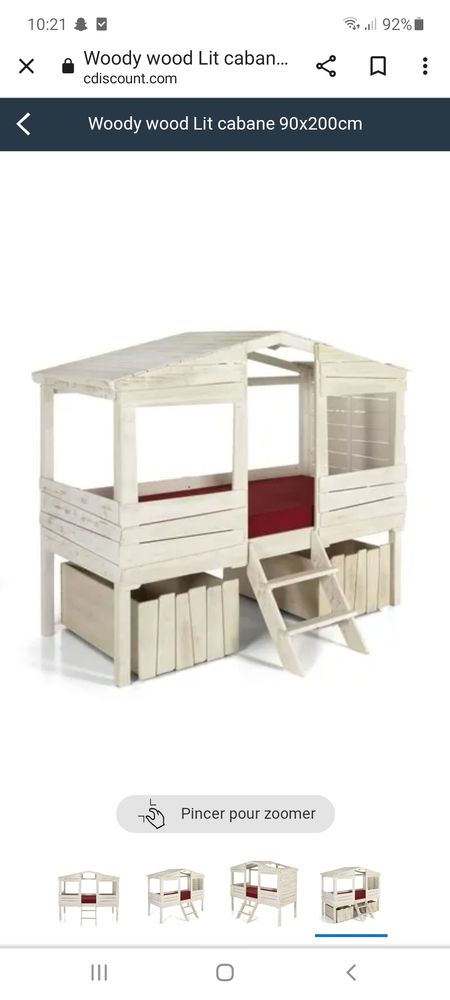 Lit cabane Alinea avec rangements 300 Lieuran-l�s-B�ziers (34)