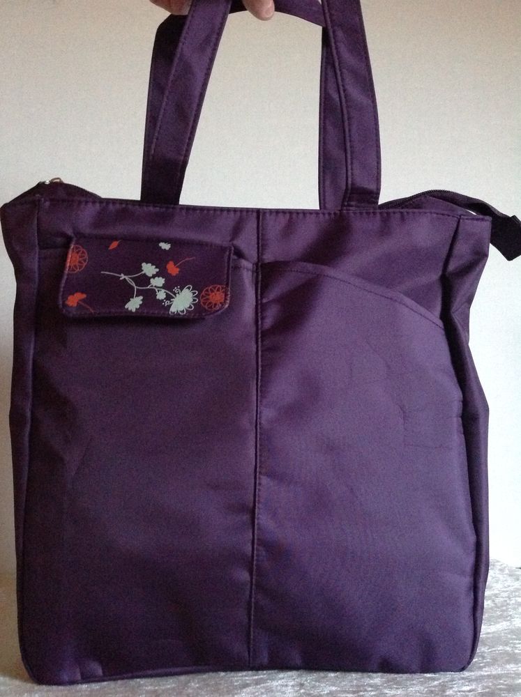 SAC CABAS VIOLET NEUF Envoi Possible 12 Tr�gunc (29)