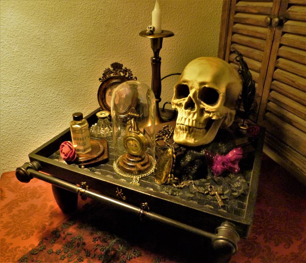 Cabinet de Curiosit�s   VANITE- MEMENTO MORI  Steampunk 160 Mont-de-Marsan (40)