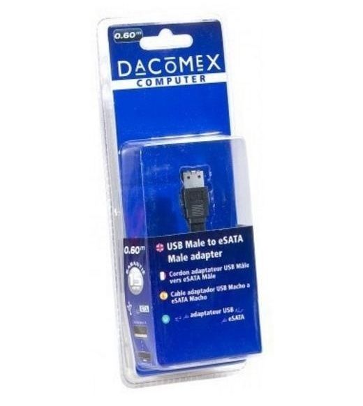 C�ble Adaptateur USB M�le vers eSATA M�le 0,6m DACOMEX 2 Paris 17 (75)