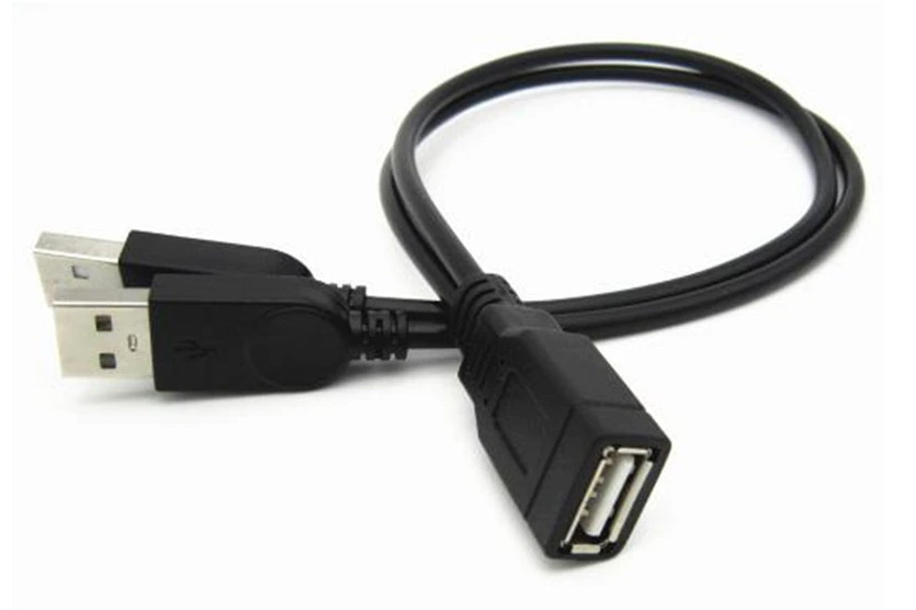 C�ble d'alimentation en Y 2x USB 2.0 m�le vers USB femelle n 3 Aubin (12)