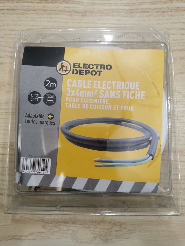 C�BLE �LECTRIQUE CUISINI�RE 5 Arzal (56)