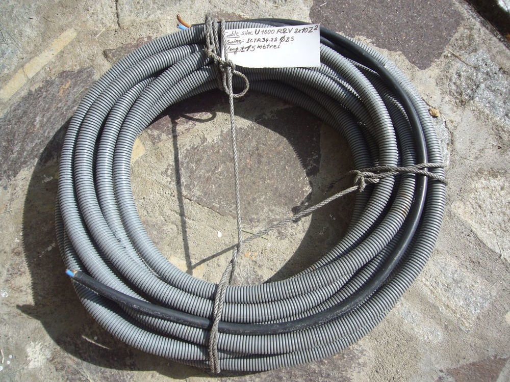 Cable Electrique silec U100. 2RV 2X10 MM2-  
Gaine ICTA 0 Blanzat (63)