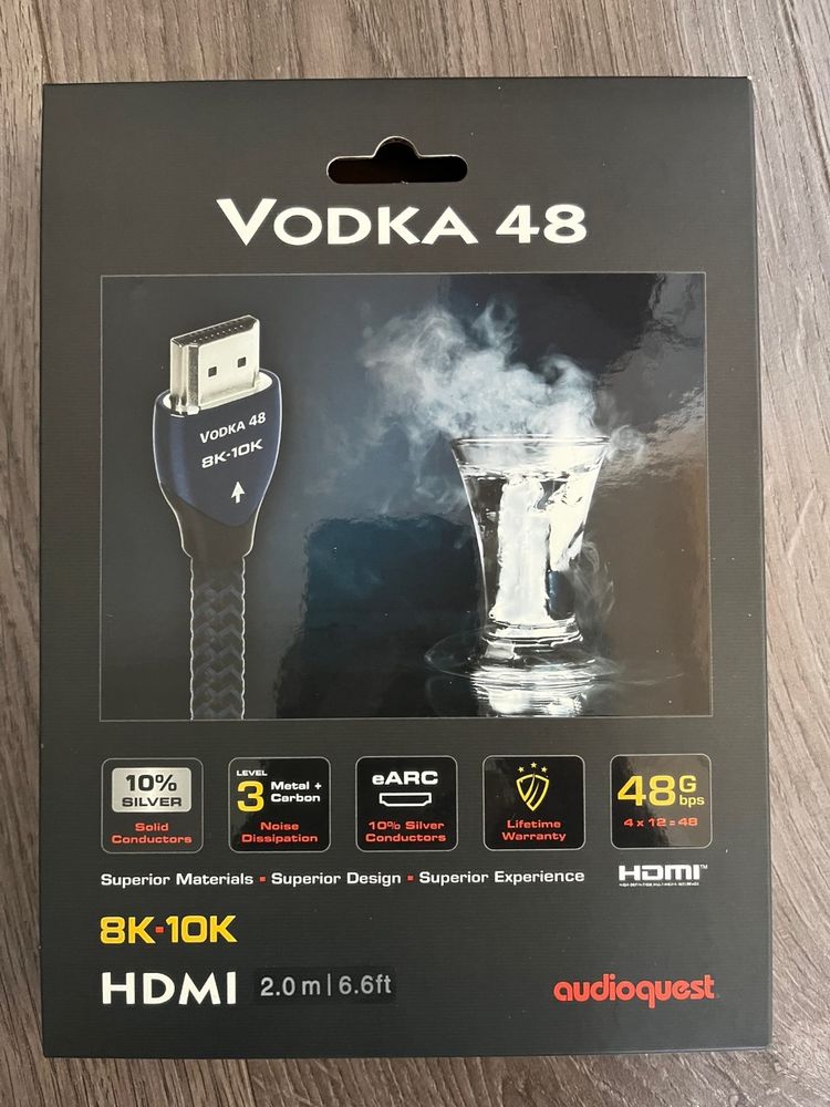 Câble HDMI hi fi AudioQuest Vodka 48, 8K 10K, 48Gbp 2.1 2M 119 Toulouse (31)