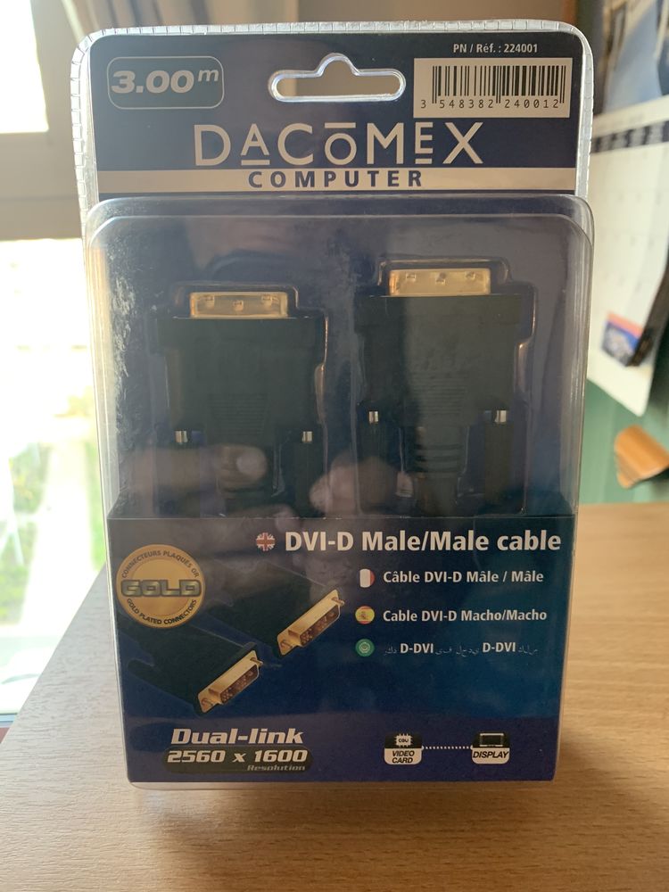 C�ble DVI-D M�le M�le 6 La Courneuve (93)