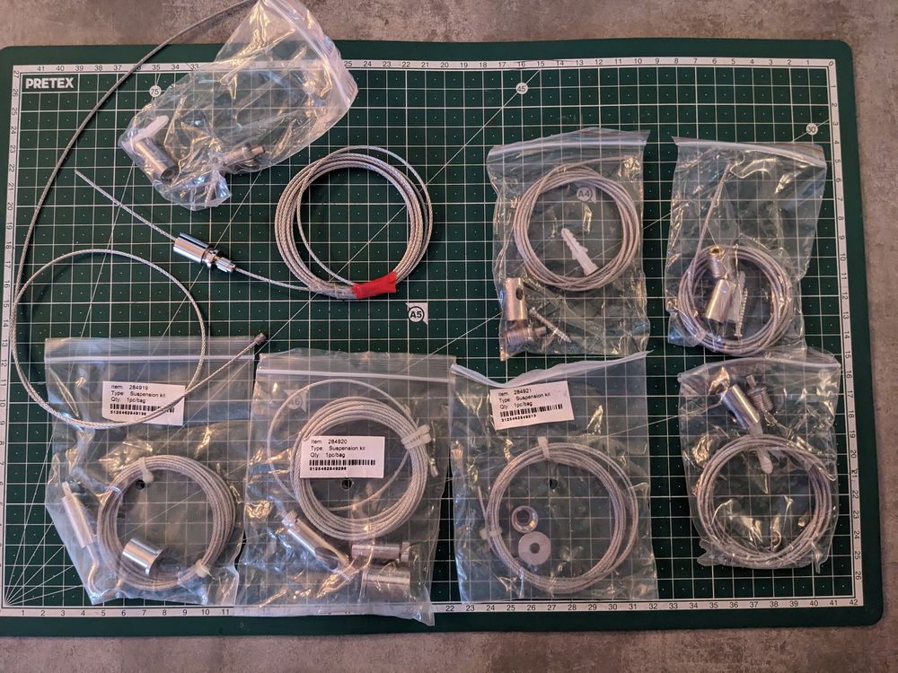 7 x c�ble de 2 m�tres et plus  COULISTOP suspension lampe lu 10 Marseille 13 (13)