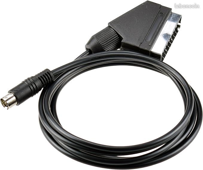 C�ble mini-DIN 9 broches m�le - p�ritel 15 broches 5 Beauchamp (95)