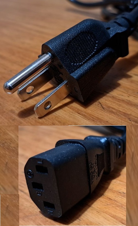 Cable prise am�ricaine / Canada 5 Beauchamp (95)