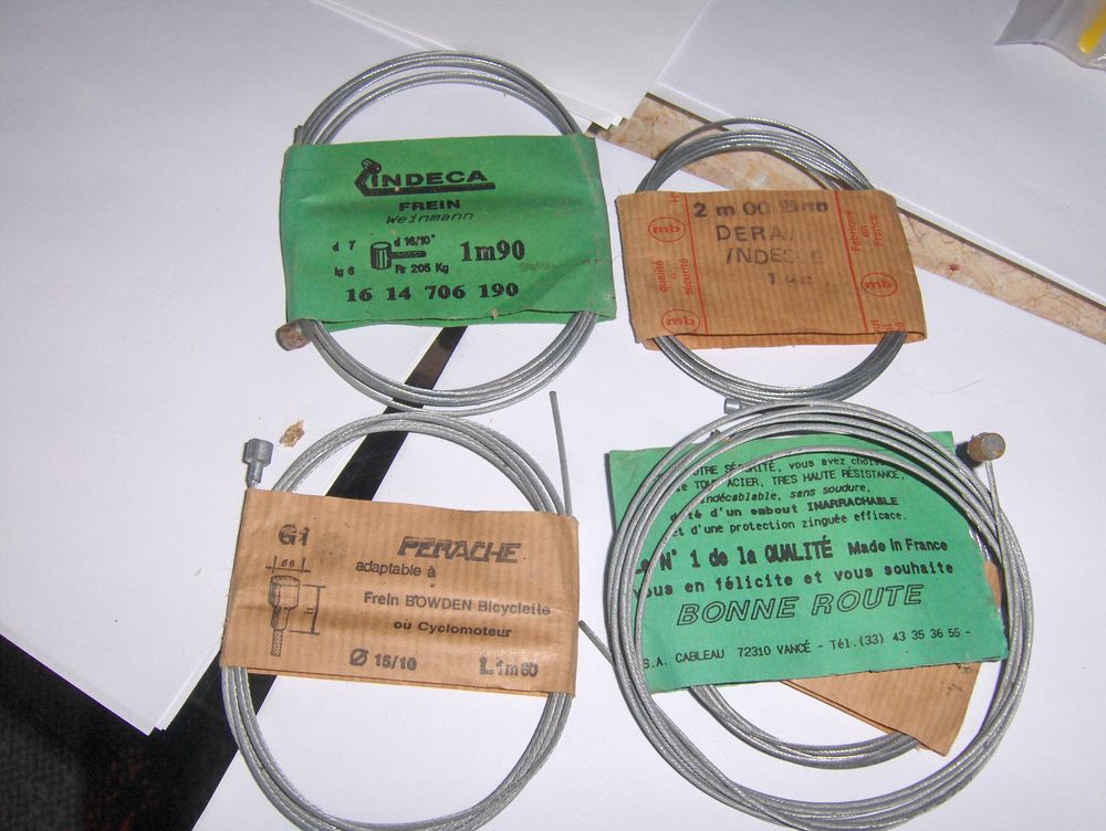 4 C�bles de frein  ----- ($$)
5 Sauchy-Cauchy (62)