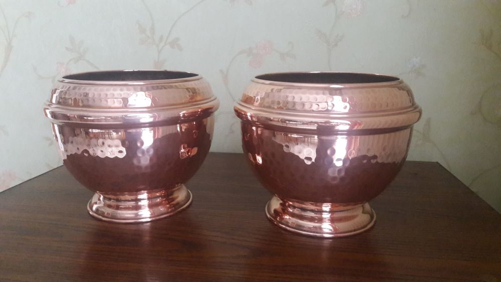 CACHE POTS CUIVRE MARTELE -sign�s Villedieu Les Poeles 0 Dunkerque (59)