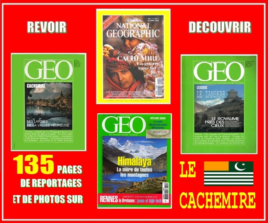 LE CACHEMIRE - g�o - ZANSKAR / prixportcompris 16 Lyon 5 (69)