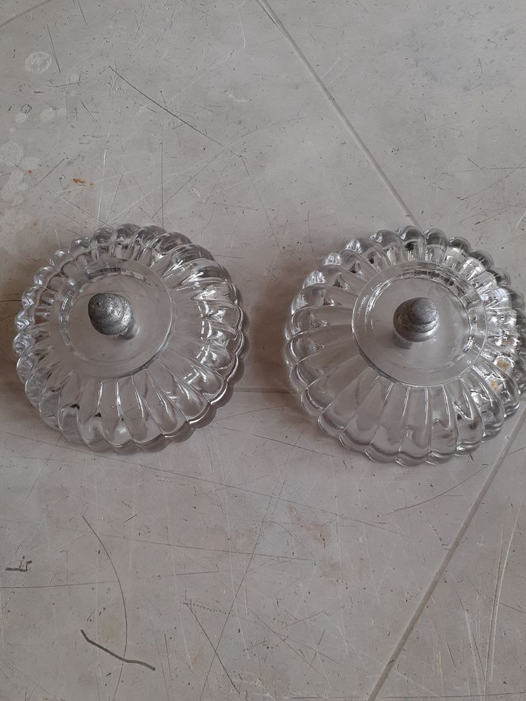 Lot de 2 caches de plafonnier anciens 5 Grisolles (82)