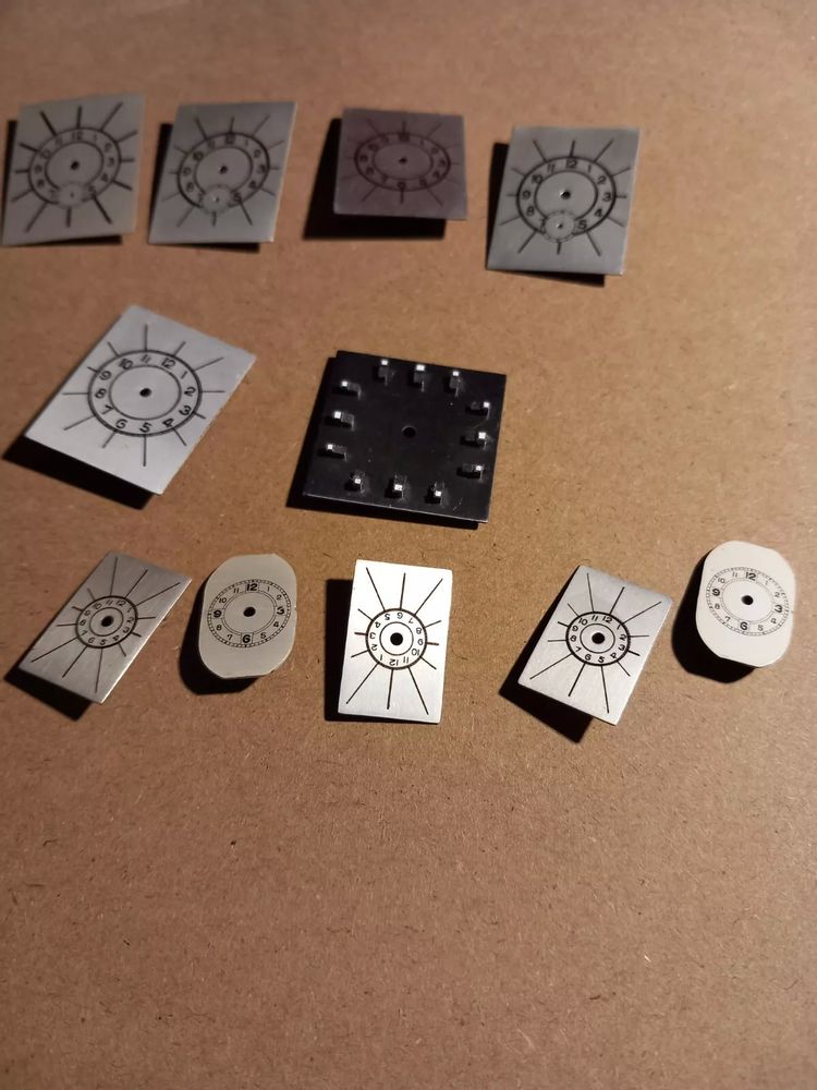lot pronto, titoni space star, alvarex et autres cadran de montre