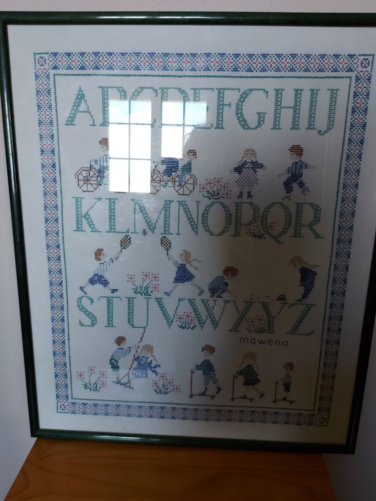 cadre ab�c�daire fait main 20 Le Noyer (05)