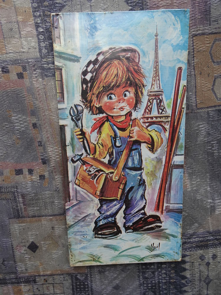 Cadre � accrocher : le petit bricoleur 8 Chartrettes (77)