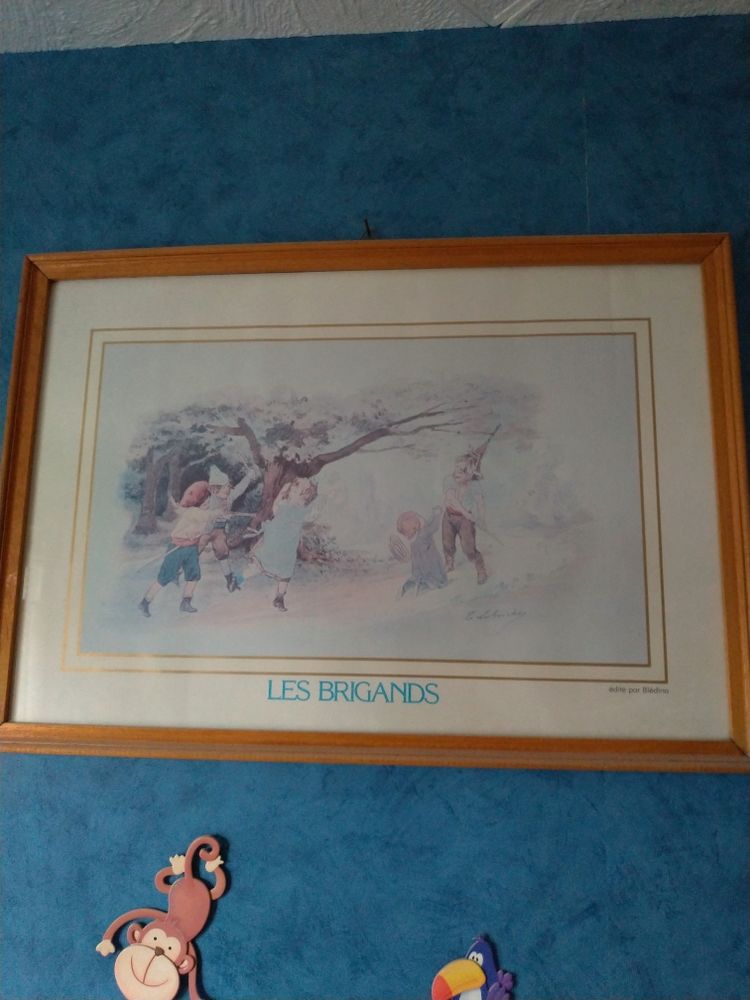 Cadre et Affiche Poulbot  Les Brigands 35 Saint-Br�s (30)