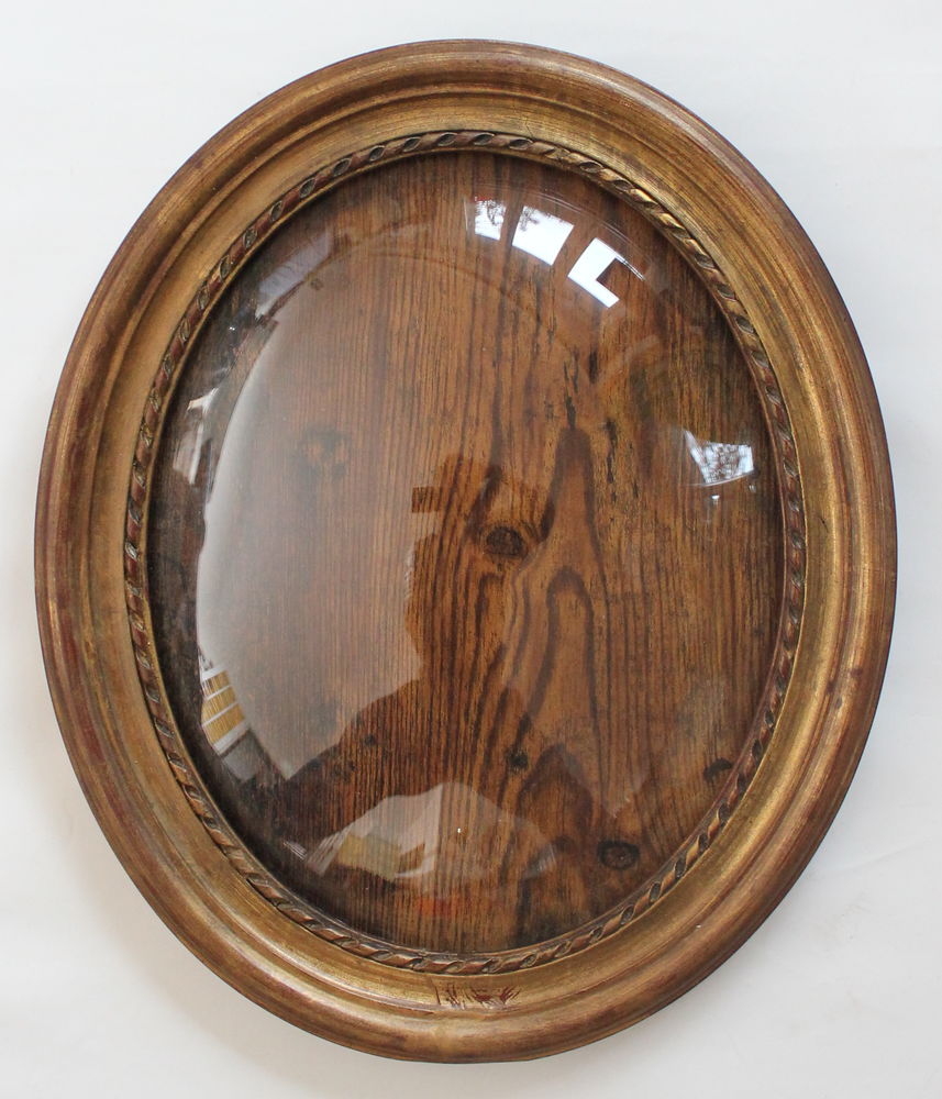 Cadre ancien bois dor� verre bomb� 150 Issy-les-Moulineaux (92)