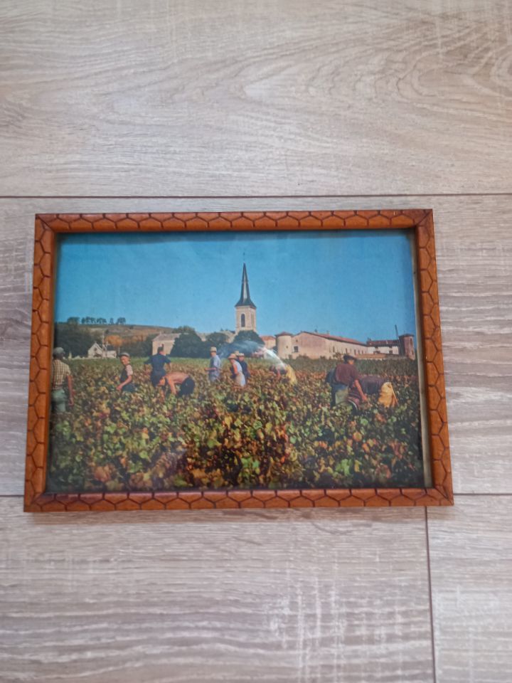 Cadre ancien bois taille 25 x 18 16 Villiers (86)