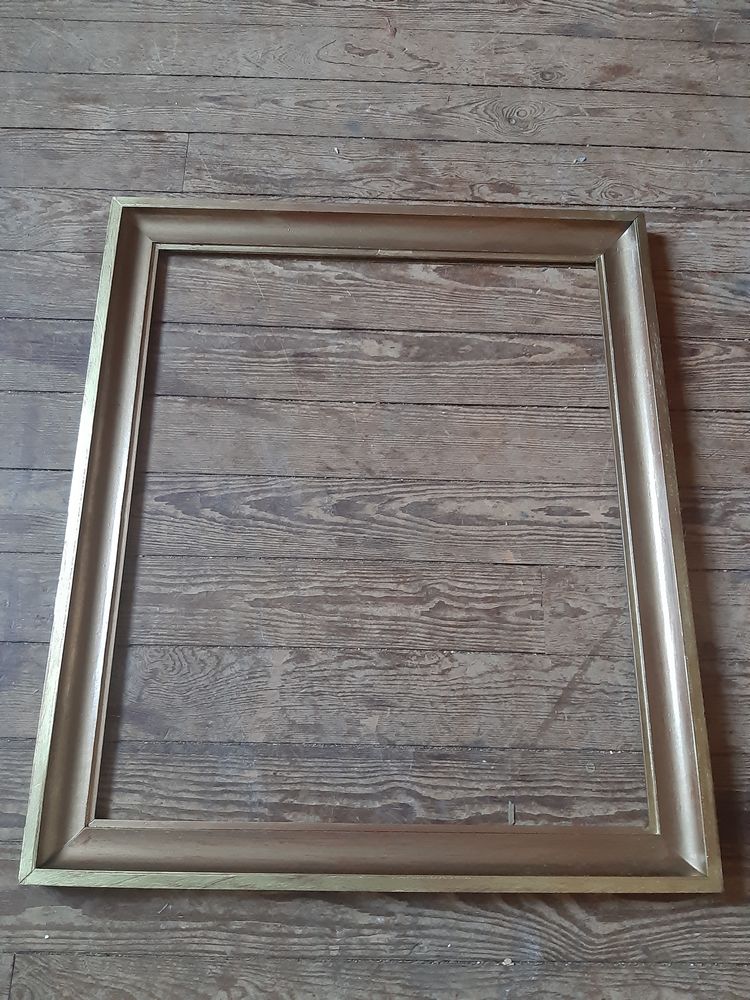 Cadre Bois Dor� Feuillure: 65x54 cm 15F 30 Enghien-les-Bains (95)