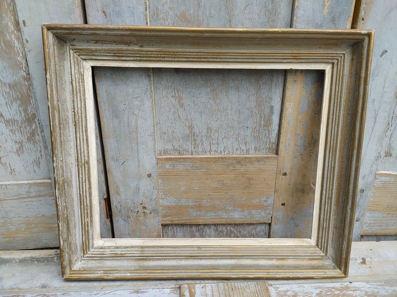 Cadre Bois Gris et Cuivre Moulure Feuil : 30,1cm x 24cm 75 Loches (37)