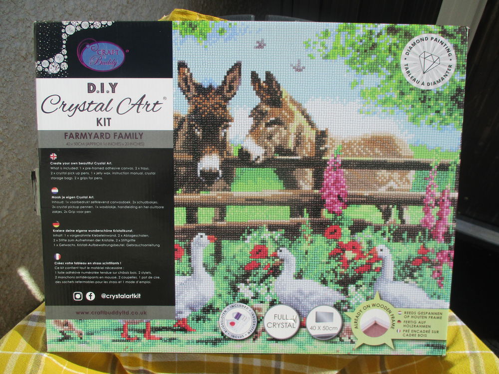 Cadre   Farmyard Family   Diamont Painting Fini 15 La Fert�-Alais (91)