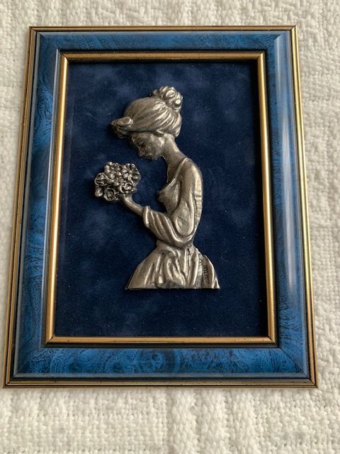 Cadre femme au bouquet �tain 95% 39 Reims (51)