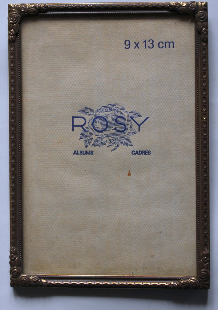 Cadre laiton Rosy rectangulaire verre bomb� 20 Issy-les-Moulineaux (92)