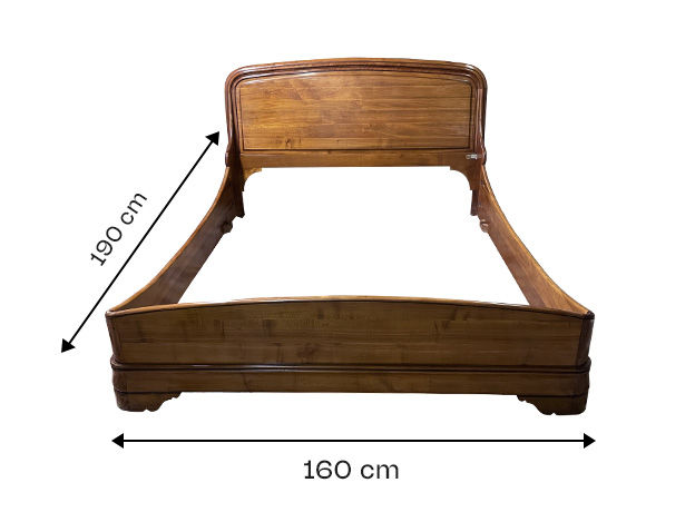 Cadre de lit merisier massif 150 Bagnolet (93)