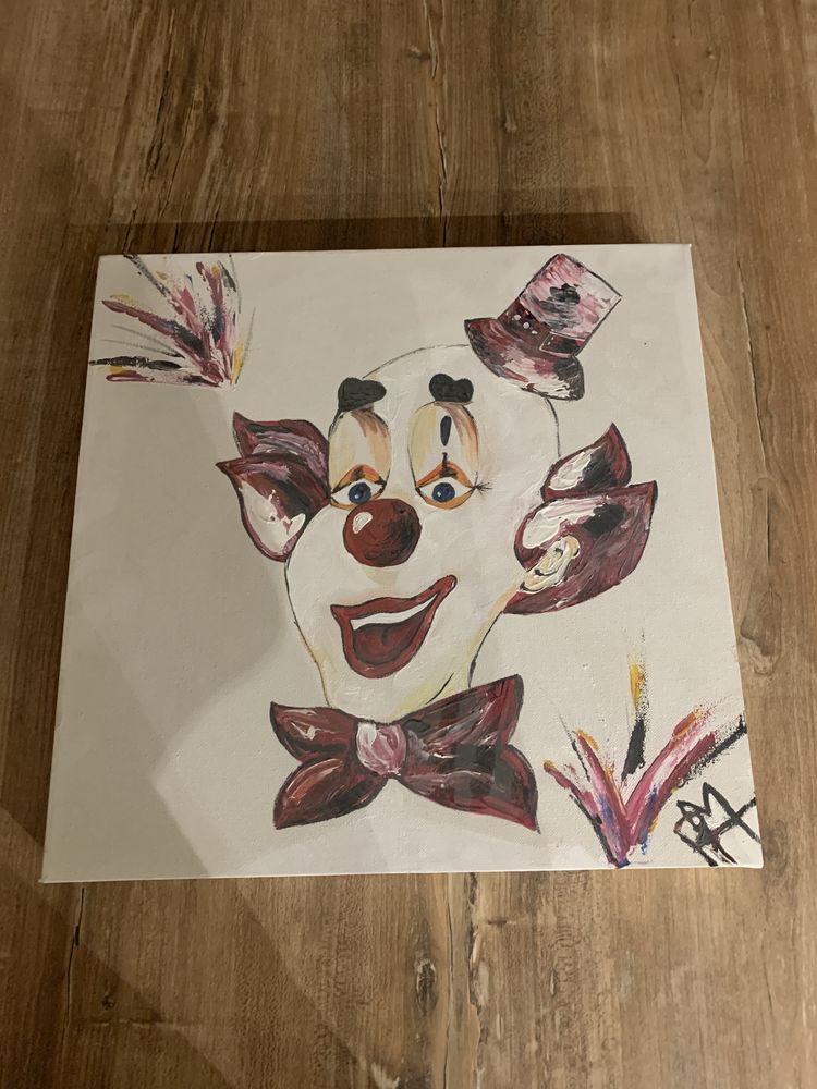 Cadre motif  �� Clown �� 6 Saleilles (66)